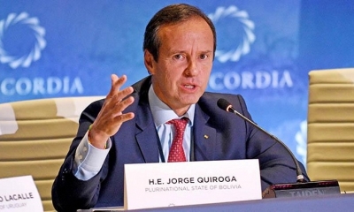 El exmandatario y político opositor Jorge Quiroga.