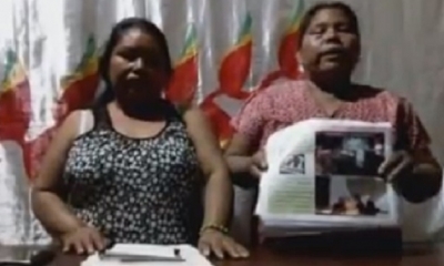 Cecilia Moyoviri y Marquesa Teco, dirigentas del TIPNIS/Foto. Captura de pantalla