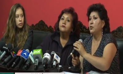 Las diputadas  presentaron pruebas del caso/Foto. Captura de pantalla 