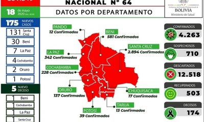 Los últimos datos del Ministerio de Salud. 