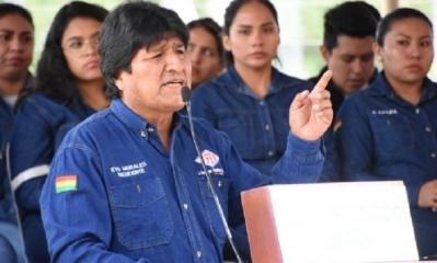 El presidente Evo Morales