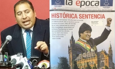 Wilson Santamaría y el semanario/Foto. Kandire