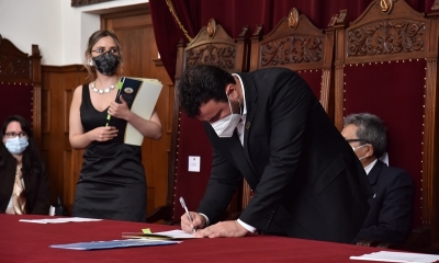 El Presidente del Tribunal Supremo de Justicia, Olvis Egüez Oliva