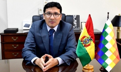 El ministro de Hidrocarburos y Energías, Franklin Molina
