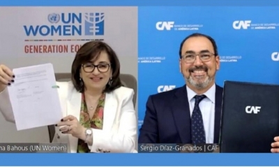  Sima Bahous y Sergio Díaz-Granados