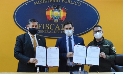 Juan Lanchipa Ponce, Carlos Eduardo del Castillo y Jhonny Aguilera