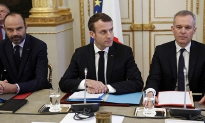 El presidente francés, Emmanuel Macron
