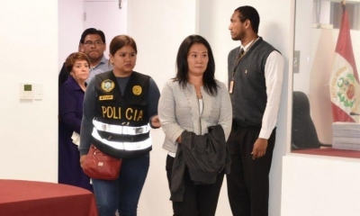 Keiko Fujimori, inició su audiencia de control de identidad/Foto. RRSS