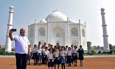 Casa réplica del Taj Mahal