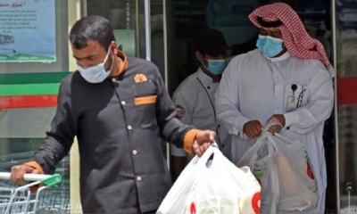 Arabia Saludí hasta el momento registra 17.522 casos de coronavirus y 139 muertes, con un total de 2.375 recuperados. | Fuente: AFP