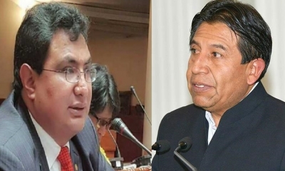 Amilcar Barral y David Choquehuanca