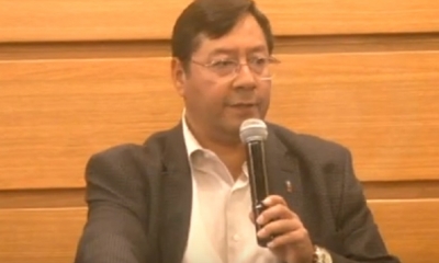 Luis Arce Catacora, ministro de Economía/Foto. Captura de pantalla 