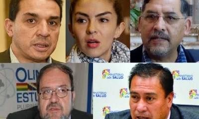 Los ministros cuestionados/Foto. Kandire 