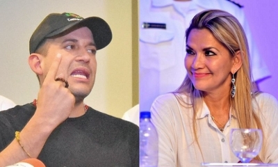 Luis Fernando Camacho y Jeanine Áñez.