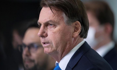 El presidente Jair Bolsonaro participa de una reunión. | EFE