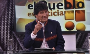 El presidente Evo Morales
