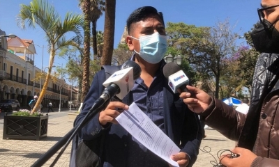 El concejal por el Movimiento Al Socialismo (MAS), Joel Flores. 