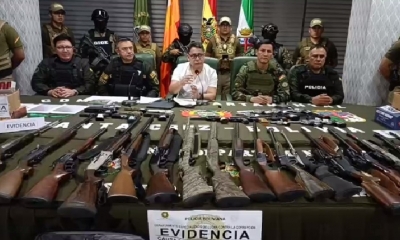 Estas son las armas que han sido incautadas este martes