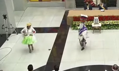 La danza se interpretó en el acto oficial.