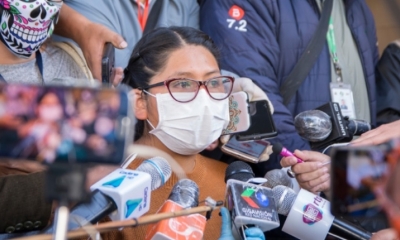 La presidenta del Senado Eva Copa. | Senado