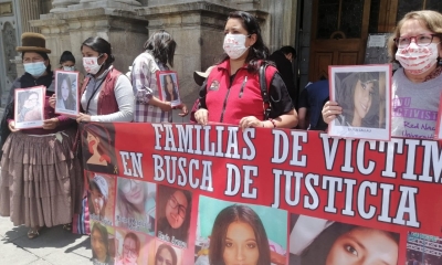 familiares de las víctimas de violencia y feminicidios