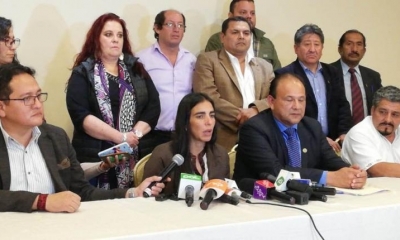 La ministra de Salud, Gabriela Montaño.