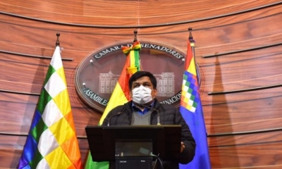 El senador del MAS, Omar Aguilar. | APG