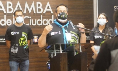 Conferencia de prensa sobre La Hora del Planeta.
