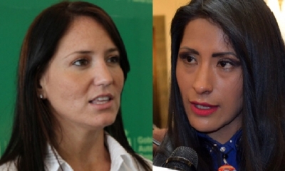 Sandra Parada  y Wilma Alanoca/Foto. Kandire