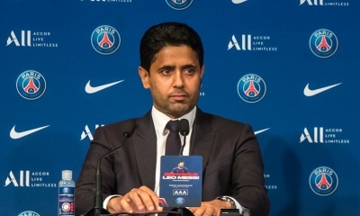 Nasser Al-Khelaïfi, presidente del París Saint-Germain (PSG).