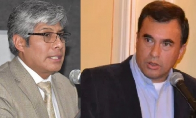 Wilfredo Chávez y Juan Ramón Quintana/Foto. Kandire 
