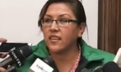 Velka Krellac, fue suspendida de su cargo/Foto. Captura de pantlalla