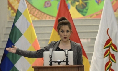 La ministra de Comunicación, Isabel Fernández. 