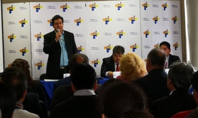 Gerente del Banco Unión Rolando Marín Ibañez. Foto: ABI