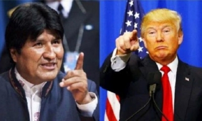 Evo Morales y Donald Trump. Foto: Internet