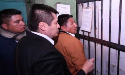 Momento de la aprehensión del gobernador de Potosí. 