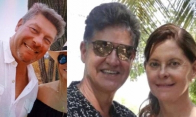 Izquierda, Bernardo Ramírez Blanco, narcotraficante convicto. Derecha, Álvaro Rincón y Marta Lucía Ramírez Blanco, vicepresidente de Colombia