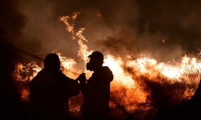 El incendio en Alalay arrasó 40 hectáreas. | Carlos López