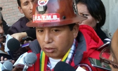 Juan Carlos Huarachi, secretario ejecutivo de la COB/Foto. RRSS