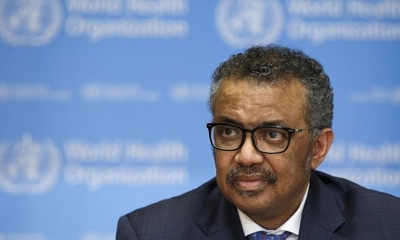 El director general de la OMS, Tedros Adhanom Ghebreyesus, en conferencia de prensa. | EFE