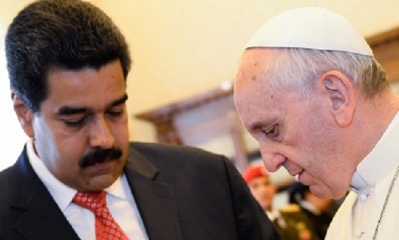 Papa Francisco y Nicolás Maduro/Foto. RRSS