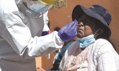 La detección de coronavirus en El Alto. / Foto: Archivo.