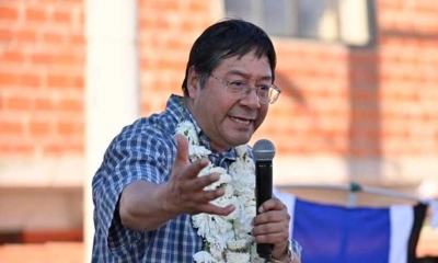 El exministro y actual candidato del MAS a la presidencia, Luis Arce Catacora