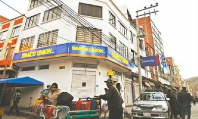 El Banco Unión es observado otra vez. Foto: El Deber
