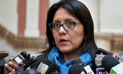 Gisela López, ministra de comunicación. Foto: Internet