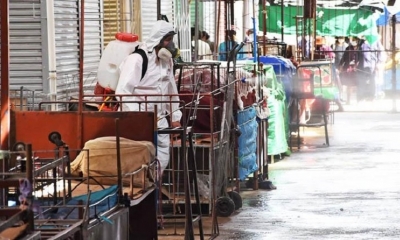 Fumigación y desinfección de mercados en Cochabamba