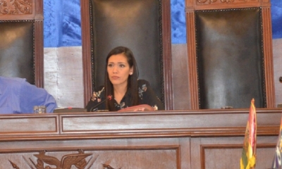 Adriana Salvatierra, presidenta del Senado/Foto. RRSS