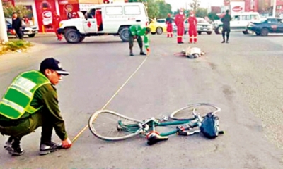 Un ciclista arrolló a un menor de edad en la intersección de las avenidas Circunvalación y Santa Cruz