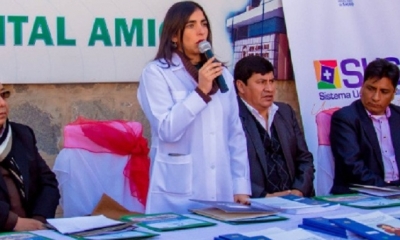 Gabriela Montaño, ministra de Salud/Foto. RRSS