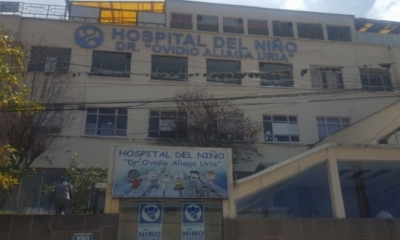 Hospital del Niño en la ciudad de La Paz. Foto: ANF